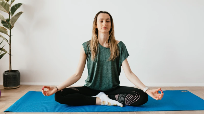 Meditation to reduce stress.