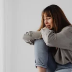 Person feeling anxious