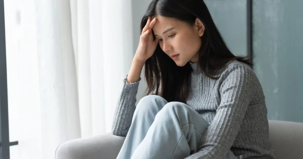 Person meditating for mental well-being
