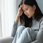Person meditating for mental well-being